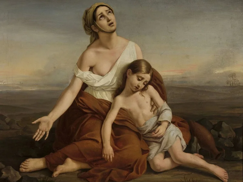 1771-Vincenzo Camuccini - Agar nel deserto - National Museum in Warsaw